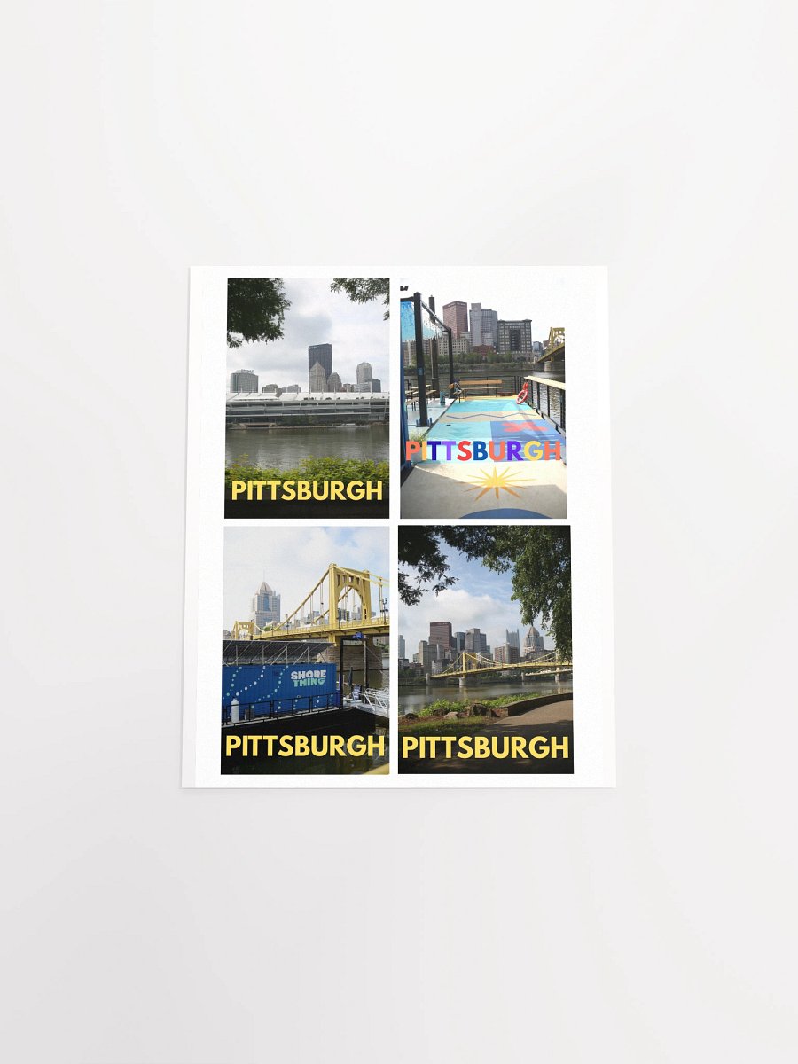 Pittsburgh - City Poster collage 1 - poster product image (13)