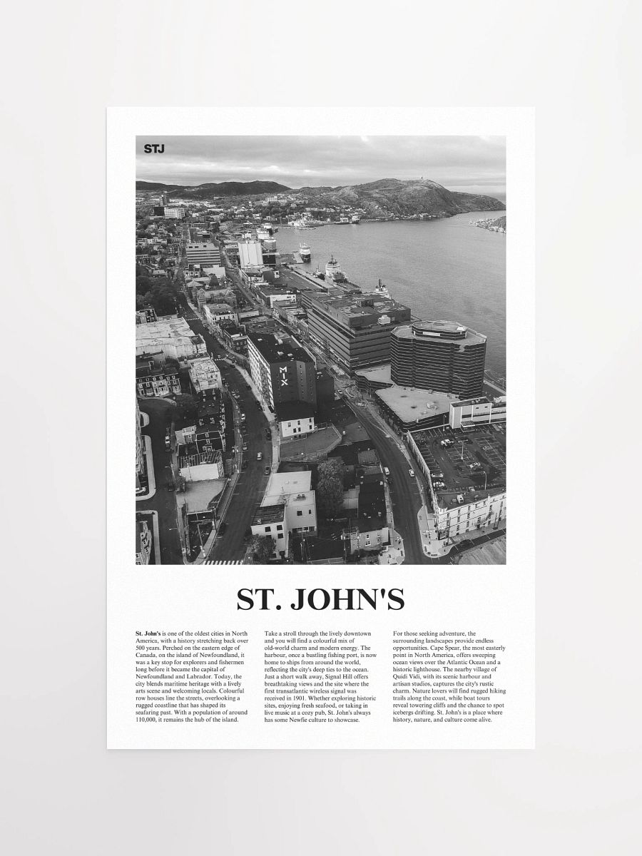 St. John's 01 Newspaper Poster product image (5)