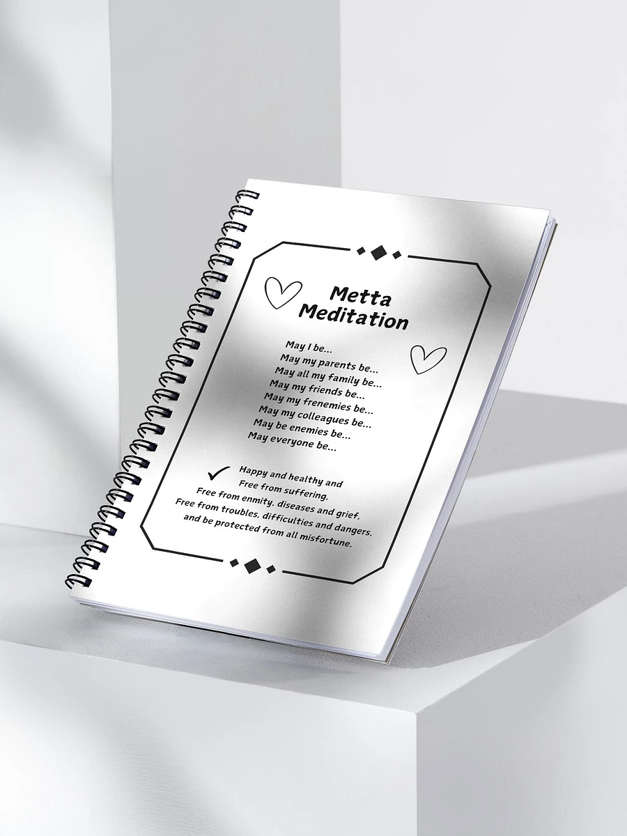 Metta Meditation Spiral Notebook product image (3)