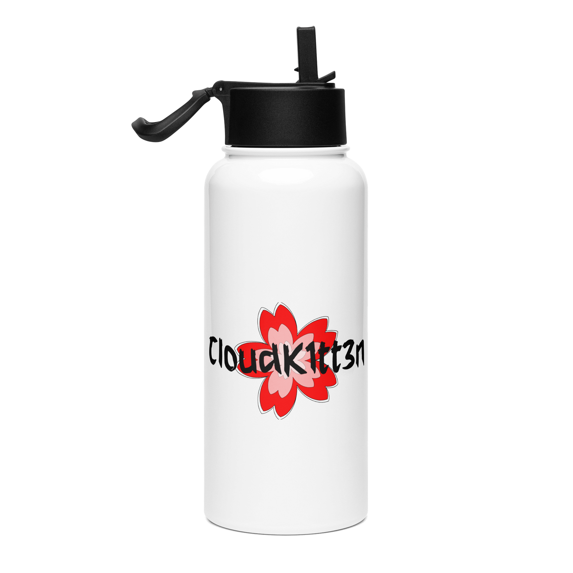 Sakura Japanes Brush Model Stainless Steel Water Bottle product image (2)