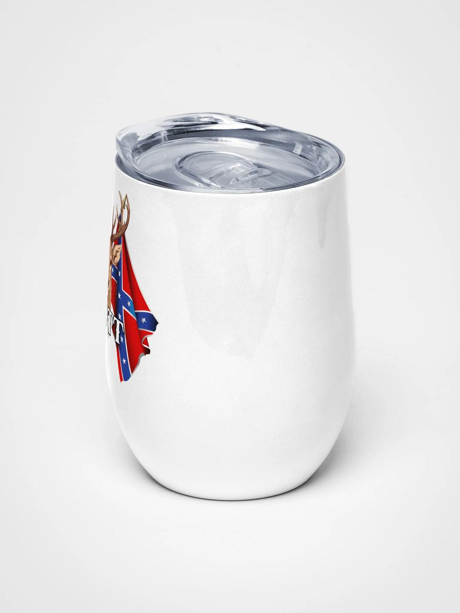 "Scott" Last Name Rebel Redneck Deer - Wine Tumbler product image (5)