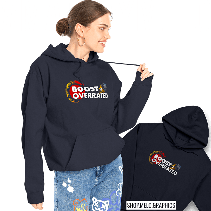 Carball Boost is Overrated - Basic Hoodie | #MadeByMELO product image (5)
