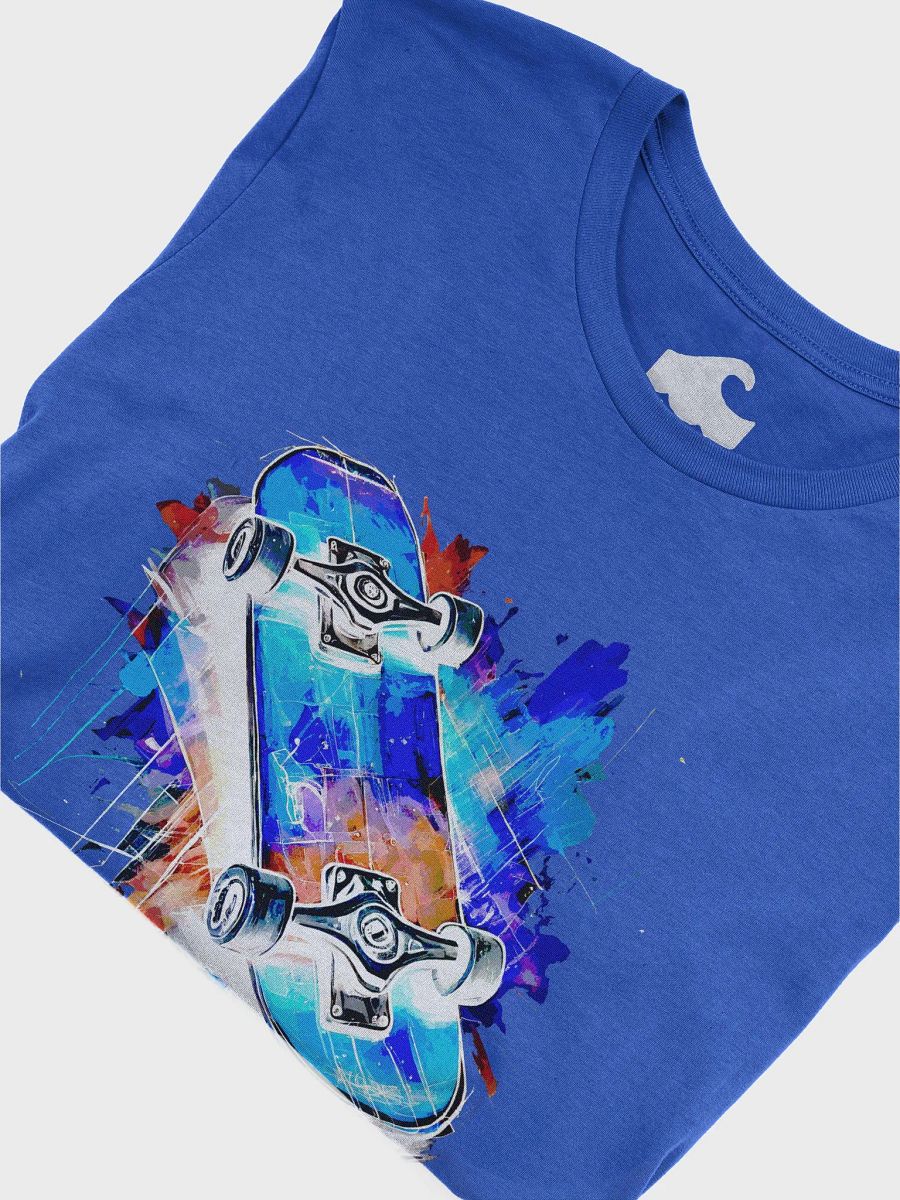 Crystal Blue Skateboard Shirt product image (5)