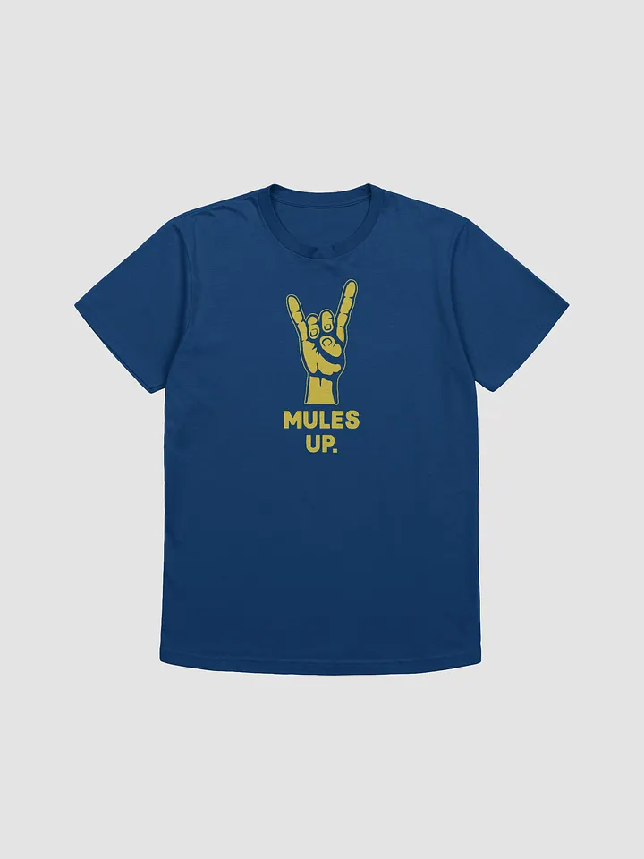 Mules Up Tee on Blue product image (1)