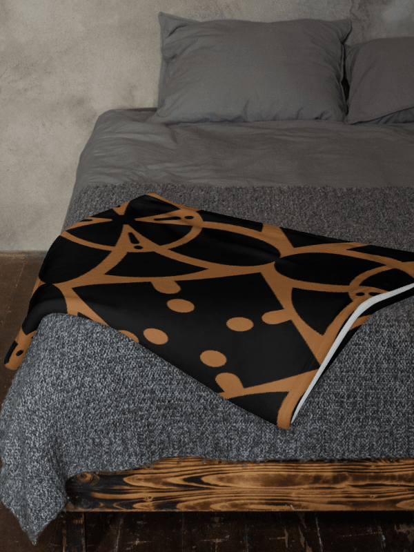 Brown Ethereal Echoes Throw Blanket product image (5)