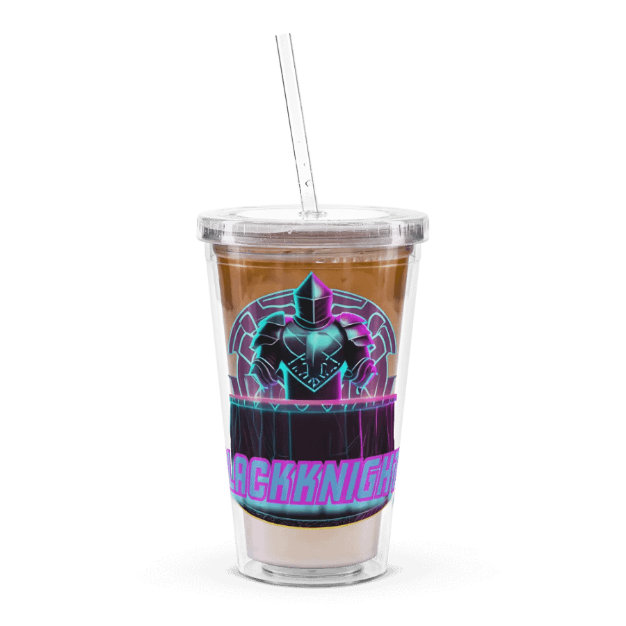 Blackknight513 Double Wall Clear Plastic Tumbler (16 oz) product image (8)