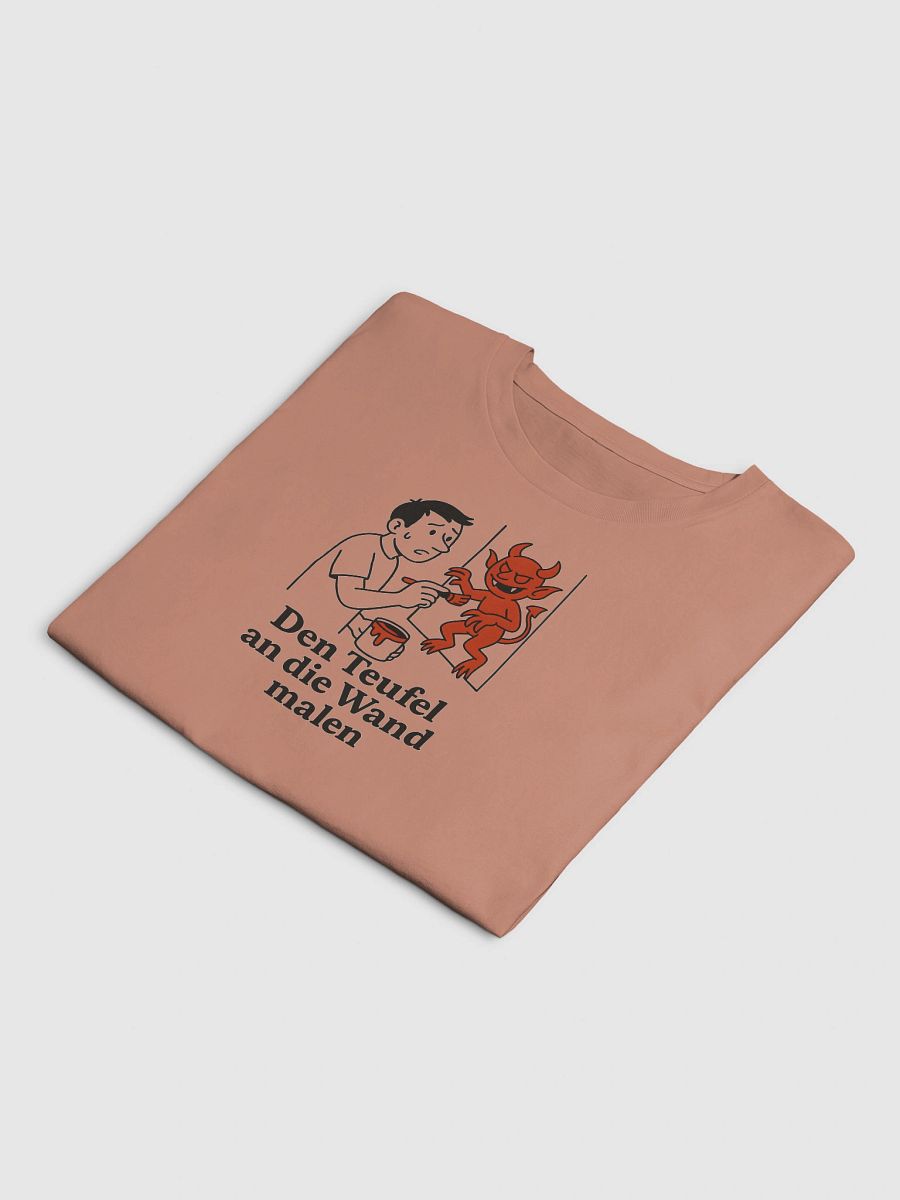 Den Teufel an die Wand malen To paint the devil on the wall crop top by dark aplhabet product image (23)
