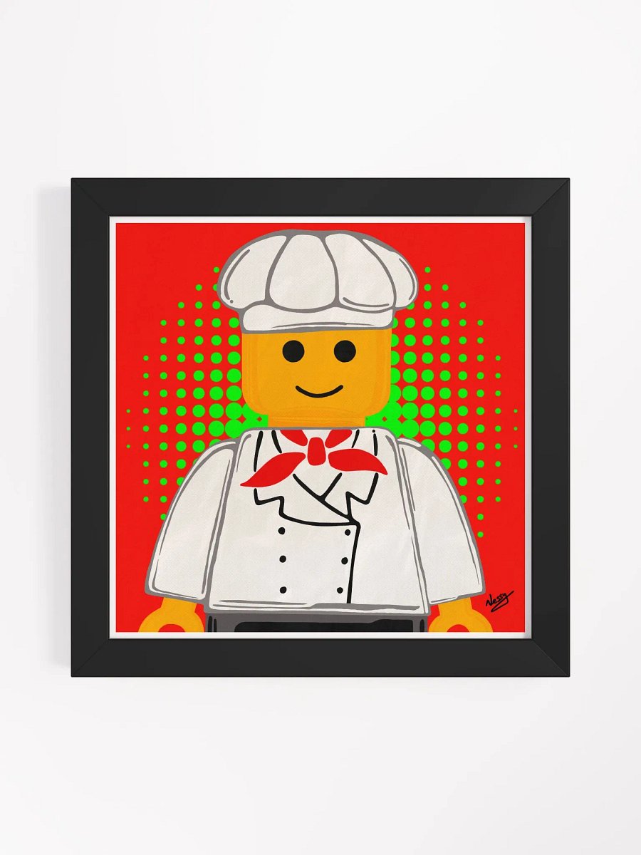 LEGO PEOPLE - Mr Chef (Framed Matte Print) product image (1)