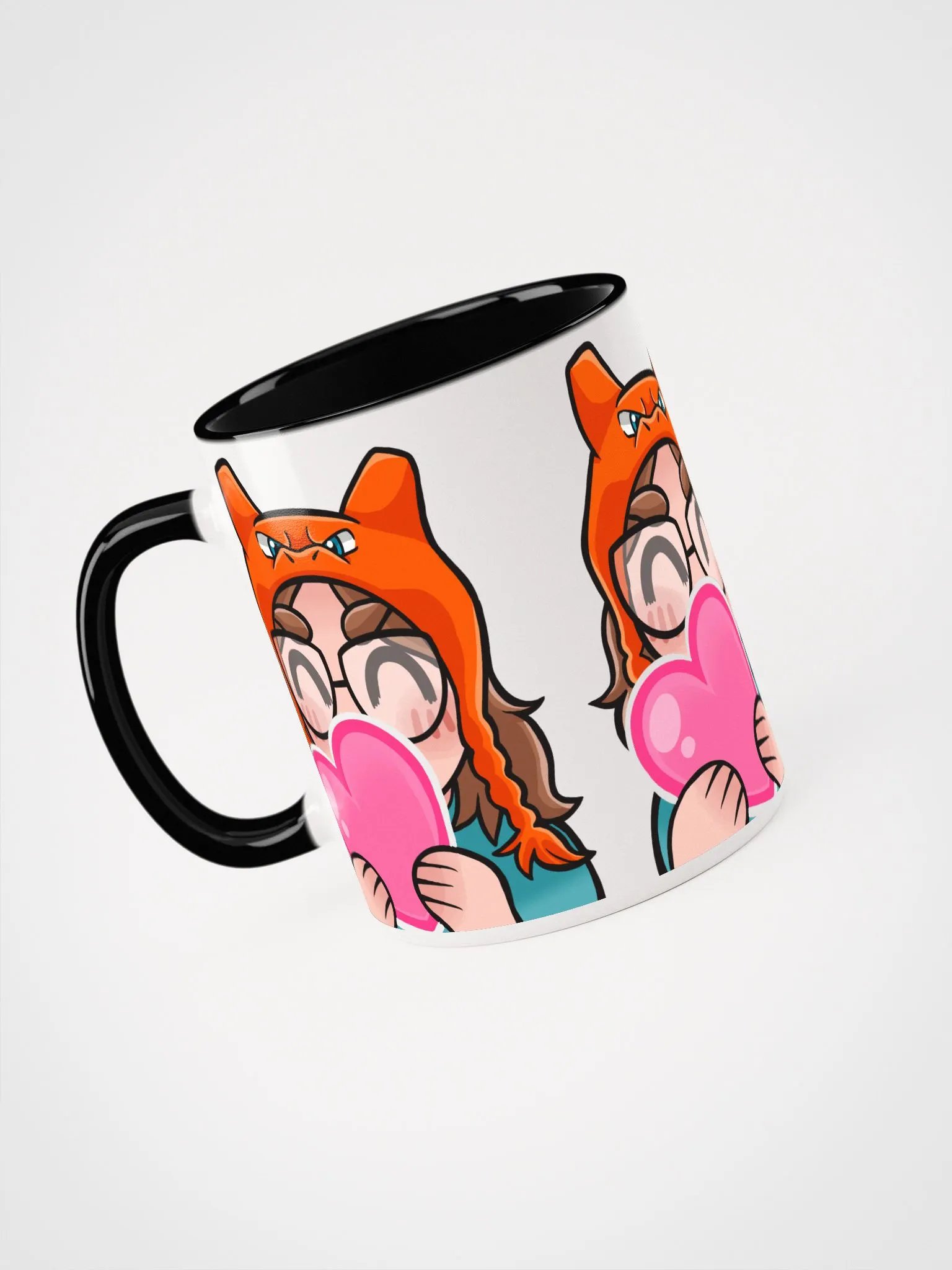 Brave Love White/Black Mug product image (6)
