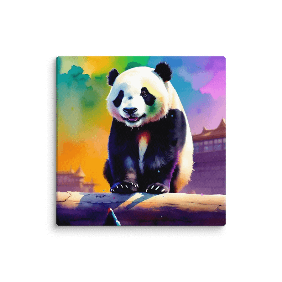 Cute Panda Digital Painting - v4 product image (2)