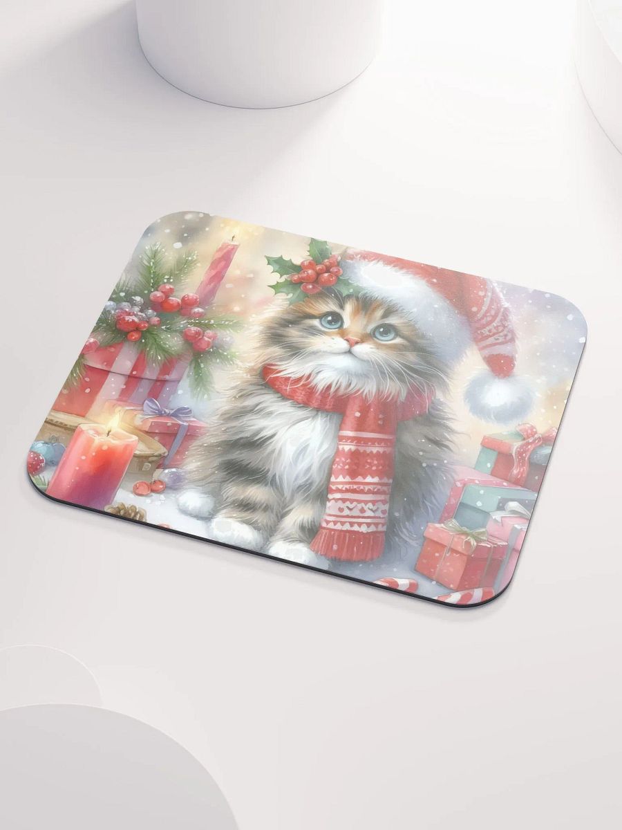 Festive Feline Wonderland Mouse Pad product image (4)