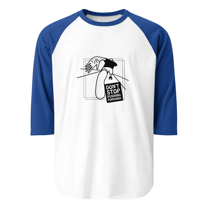 American Style College Raglan Tee - White/Royal product image (1)
