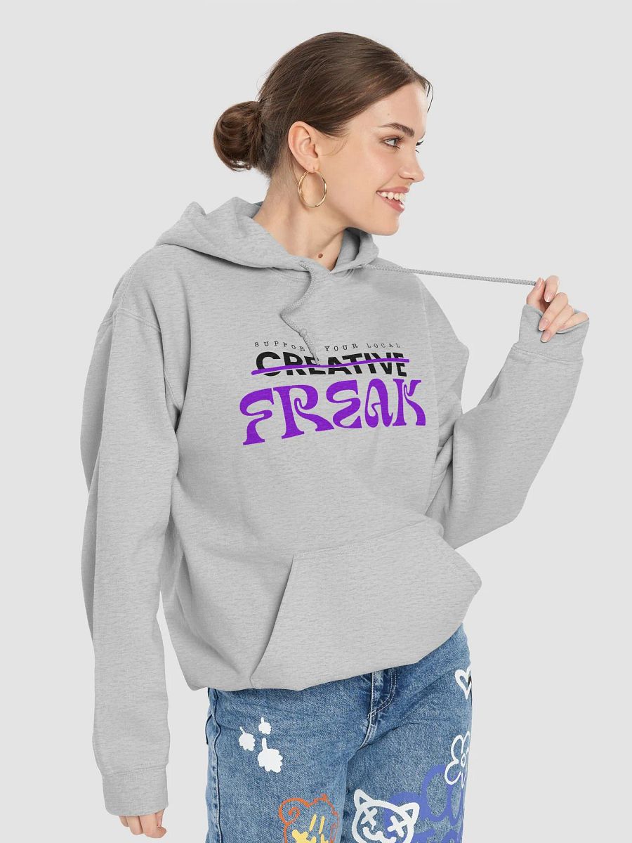 Support Your Local Creative Unisex Hoodie (Light) product image (3)