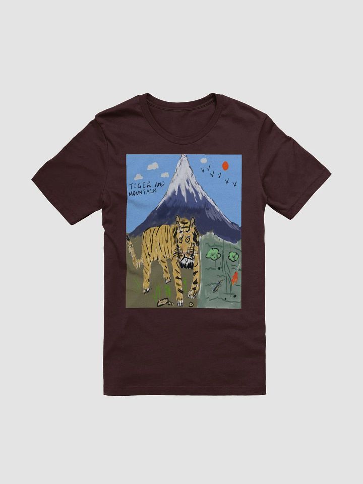 Bella+Canvas Supersoft T-Shirt: tiger and mountain product image (5)
