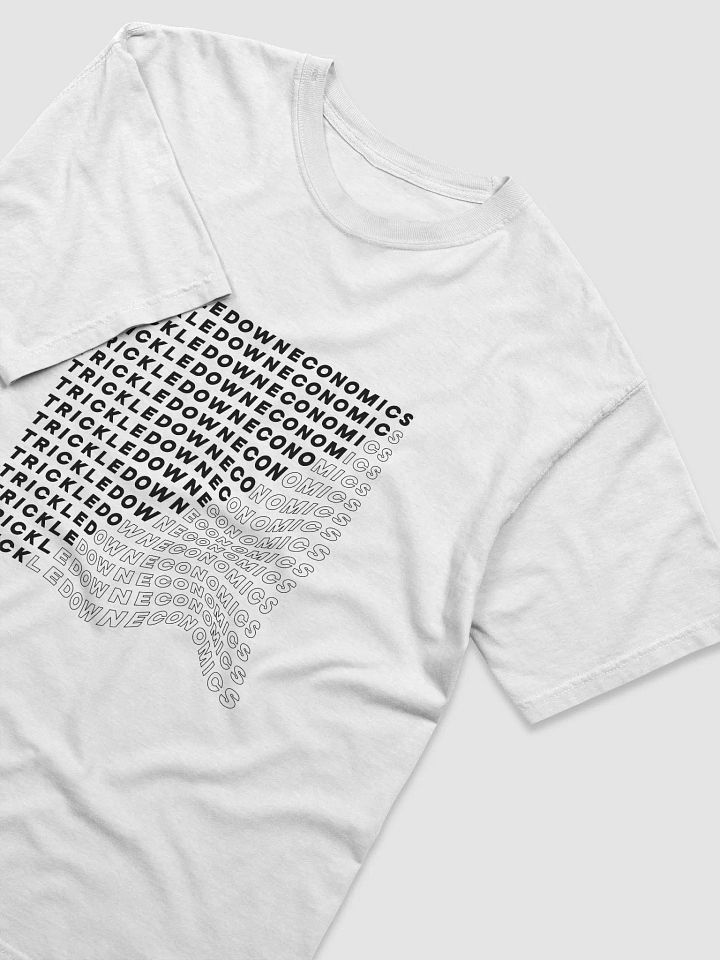 Trick Economics Tee (White on Black) product image (2)