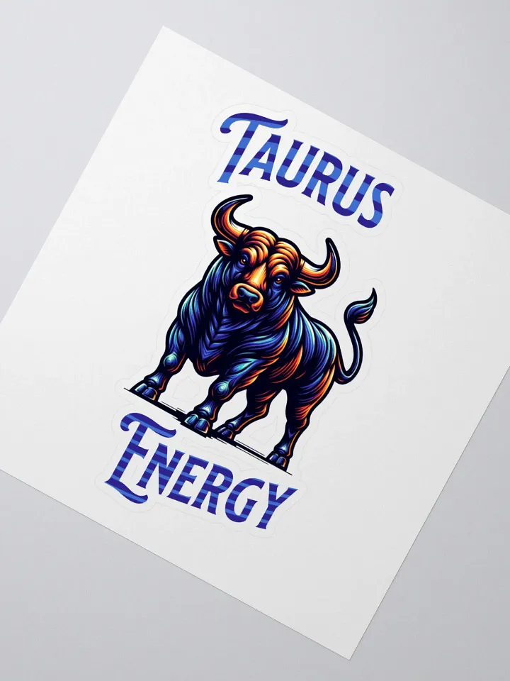 Zodiac Sign Taurus Energy Sticker product image (2)