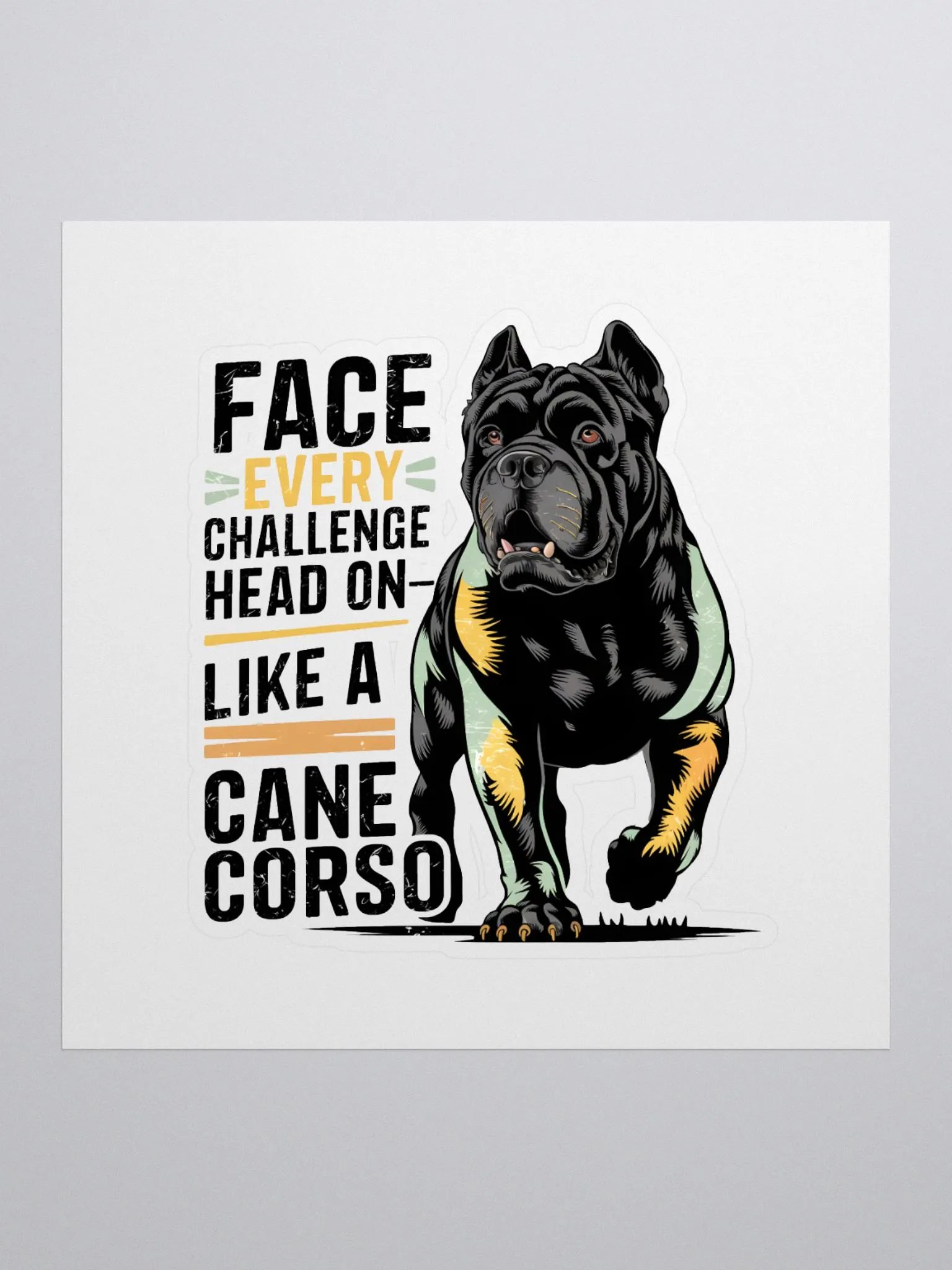 Face Every Challenge Head On Like a Cane Corso