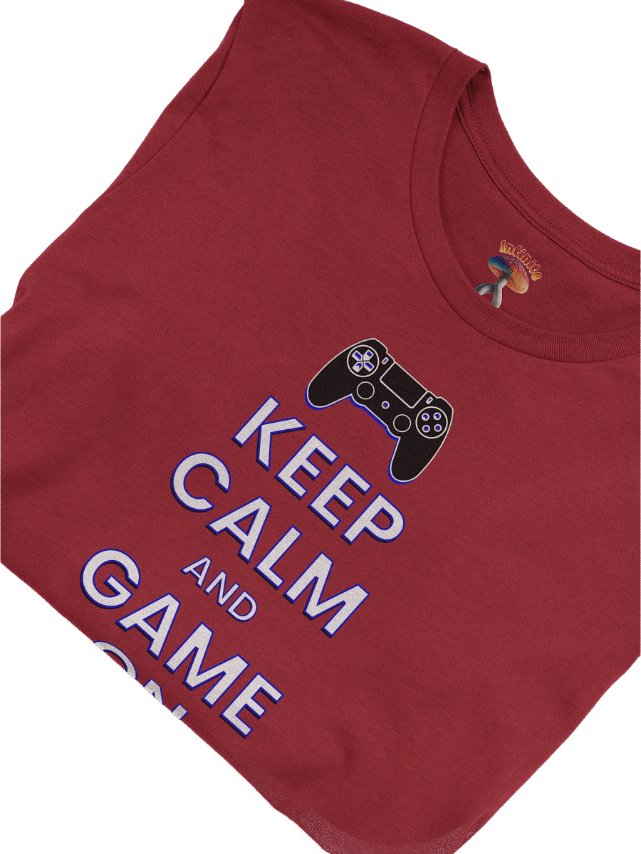 KEEP CALM AND GAME ON PS T-SHIRT product image (5)
