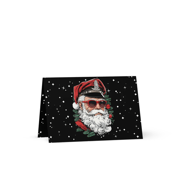 Santa Leather Daddy Christmas Pride Christmas Card product image (1)