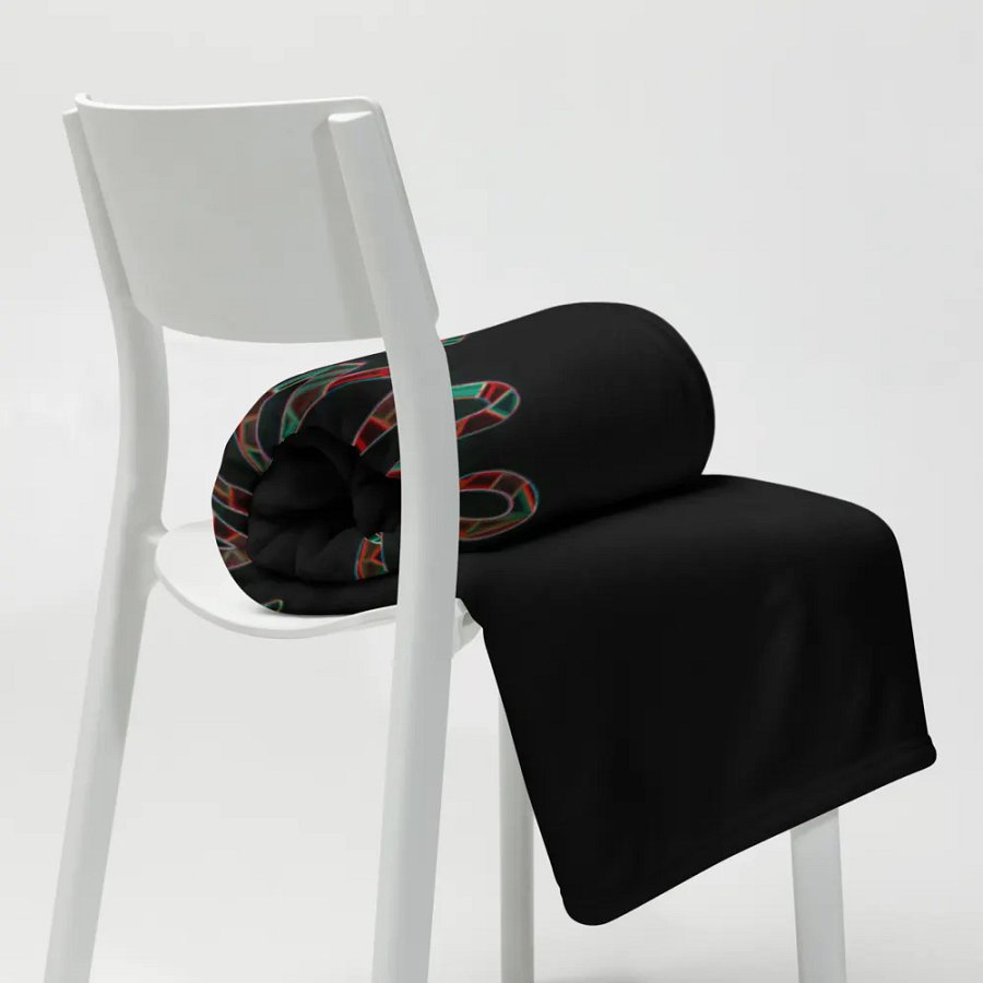 Tough - Black - Throw Blanket product image (8)