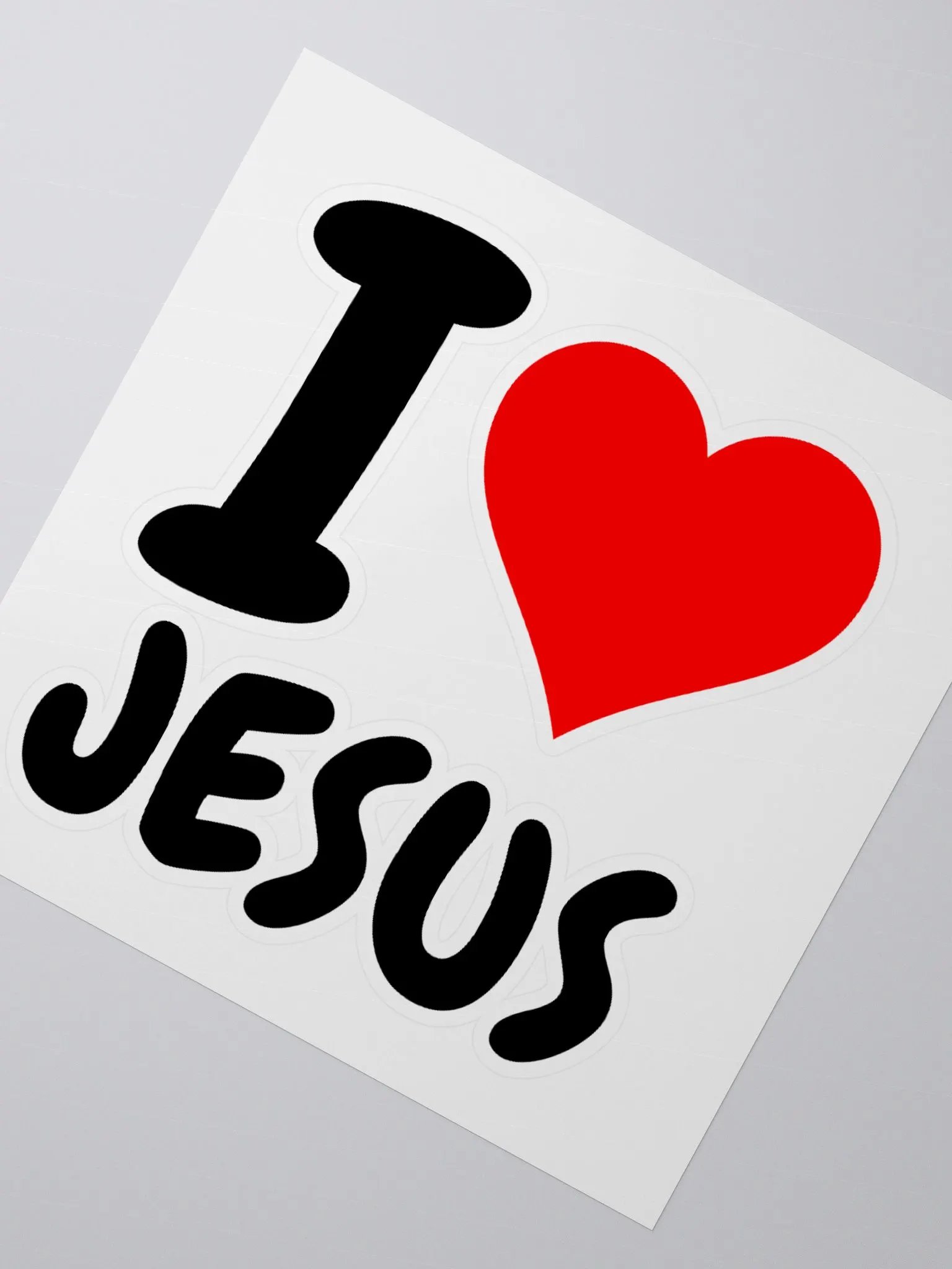 I Love You Jesus Sticker product image (2)