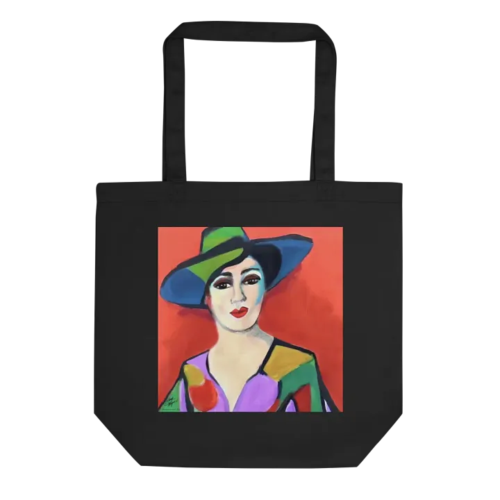 Donna with Hat Eco-Friendly Tote Bag product image (1)