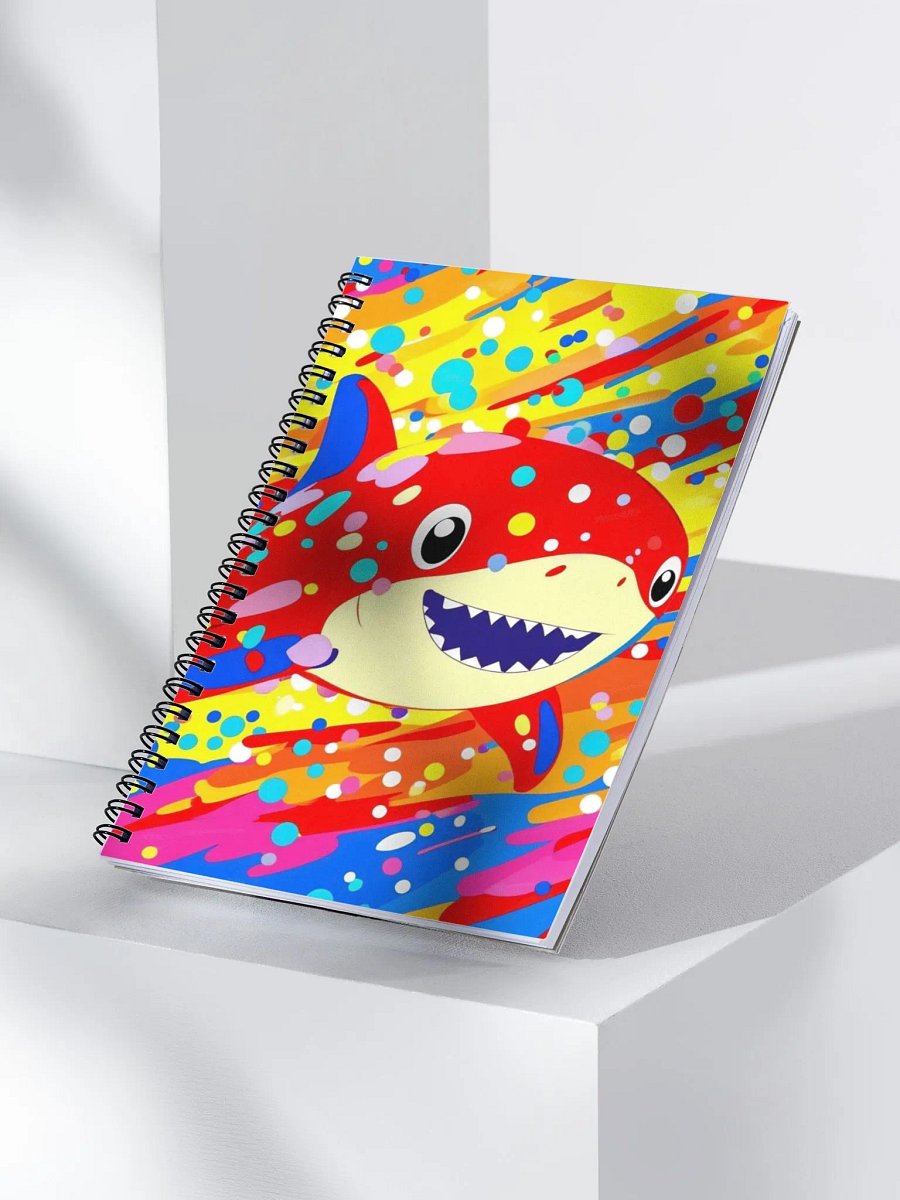 Vibrant Shark Adventures Spiral Notebook product image (3)