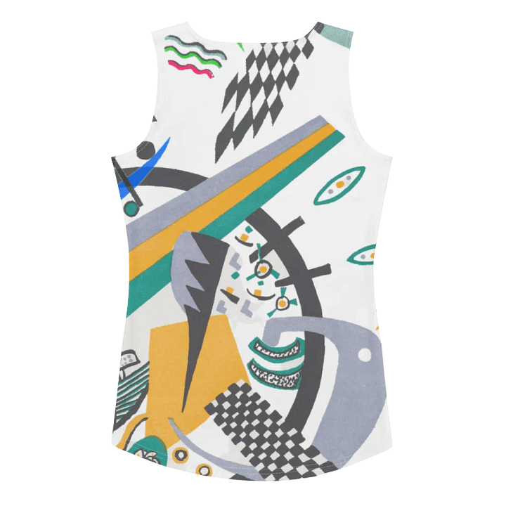 Abstract Lithographic Pattern Design Tank Top - V4 product image (2)