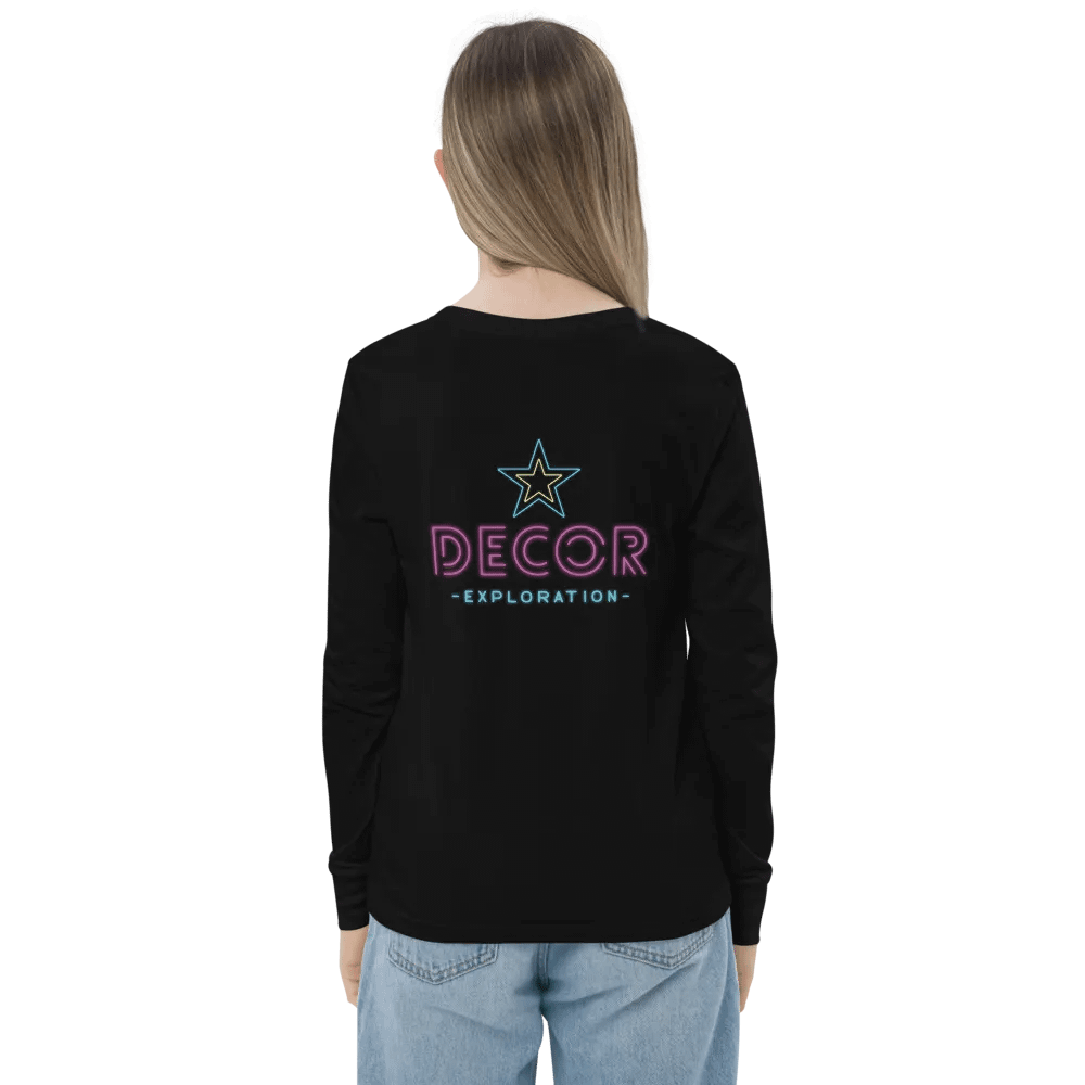 Decor Exploration Logo Youth Long Sleeve Tee product image (1)
