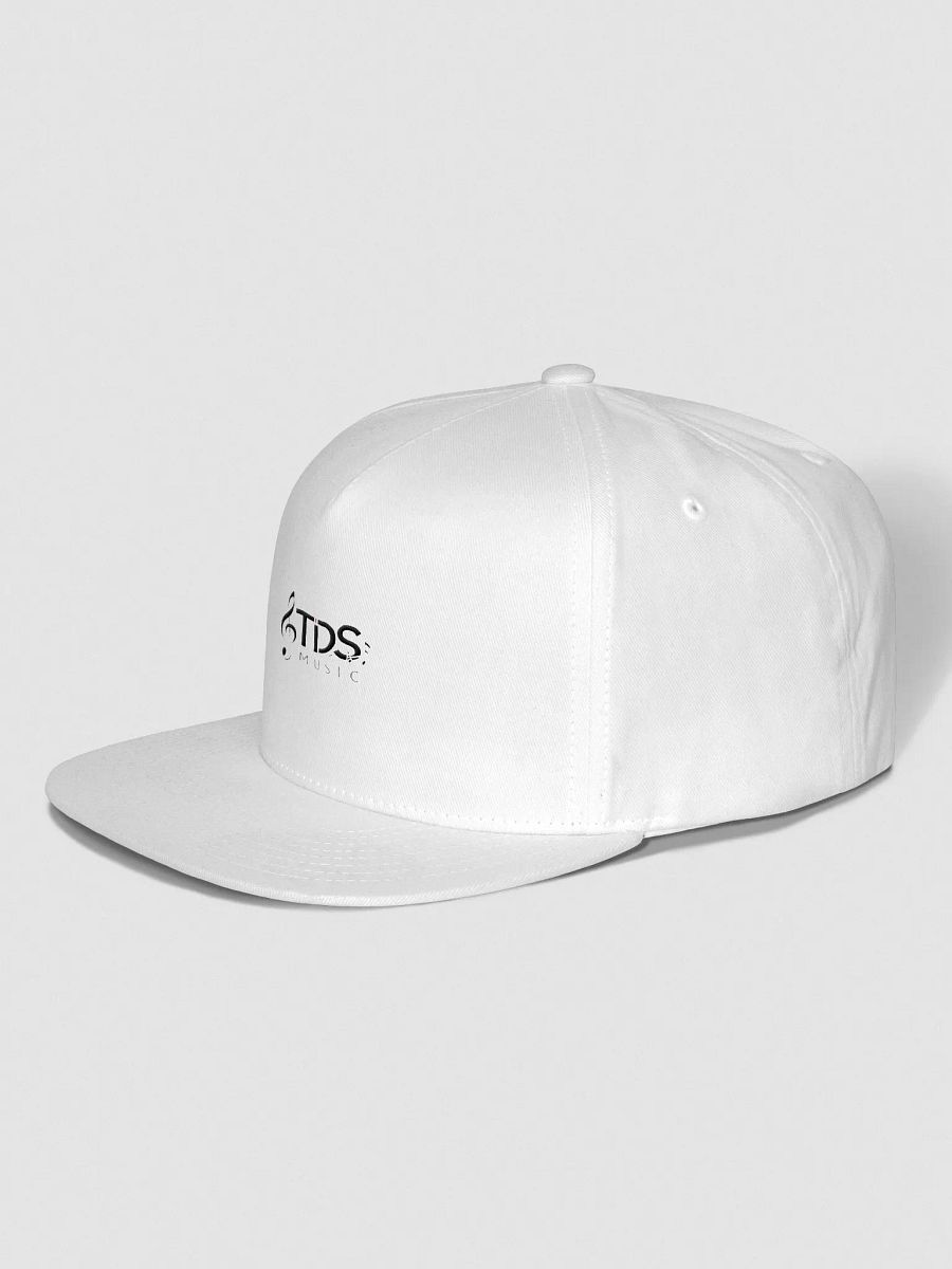 Yupoong Flat Snapback Cap - TDS Embroidered High Profile Hat in White, Gray, Red, Black, and Navy product image (40)
