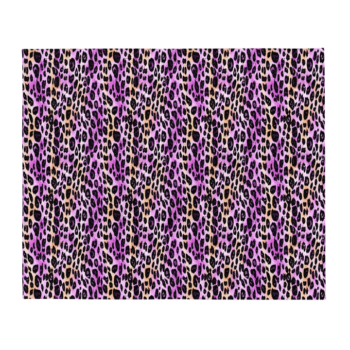 Purple Beige Leopard Blanket product image (2)