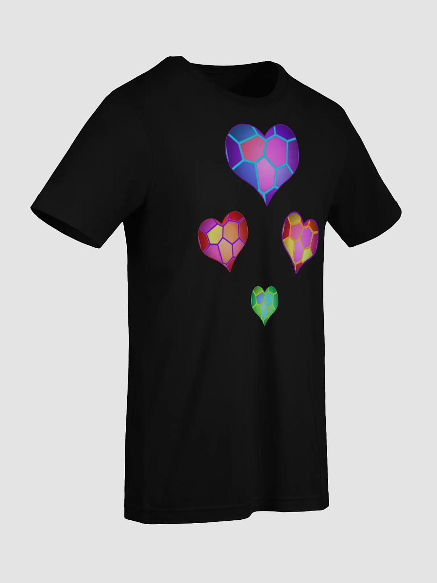 DiesmaHeart Triple Heart Straight-Side T-Shirt product image (57)