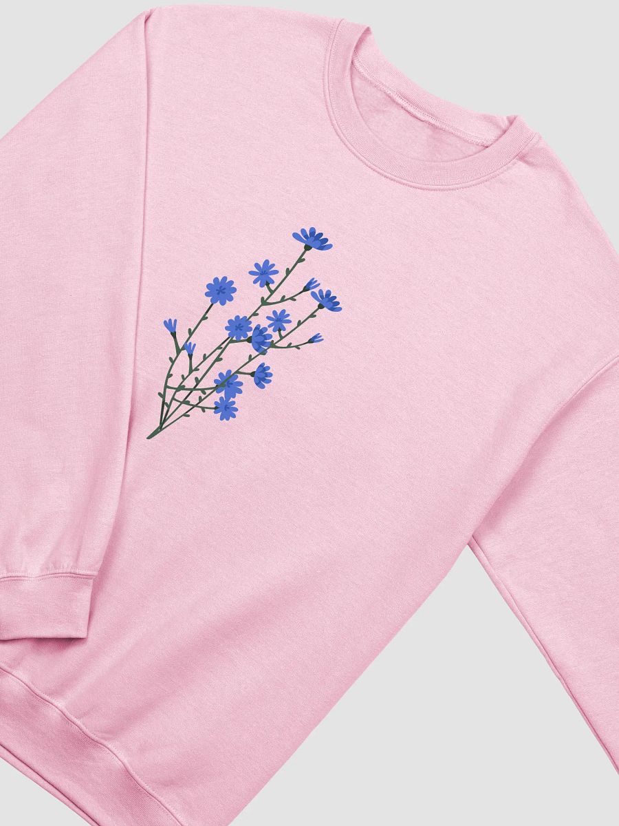 Blue Floral Bliss Crewneck Sweatshirt product image (14)
