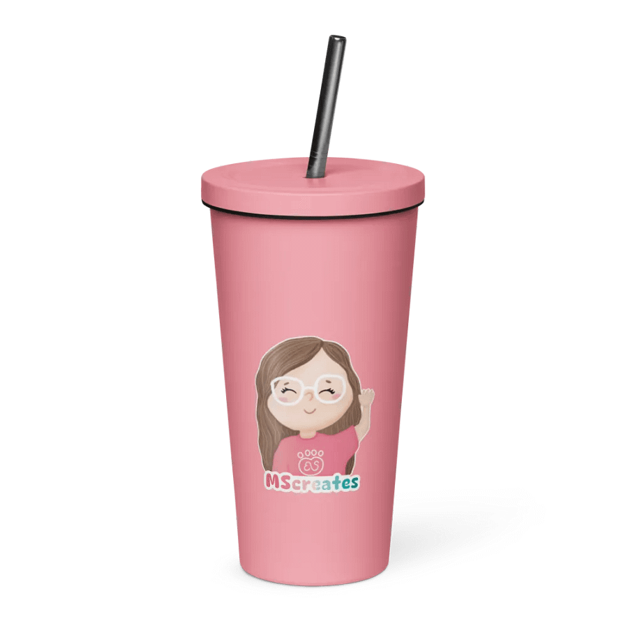 MScreates Tumbler with Straw product image (9)