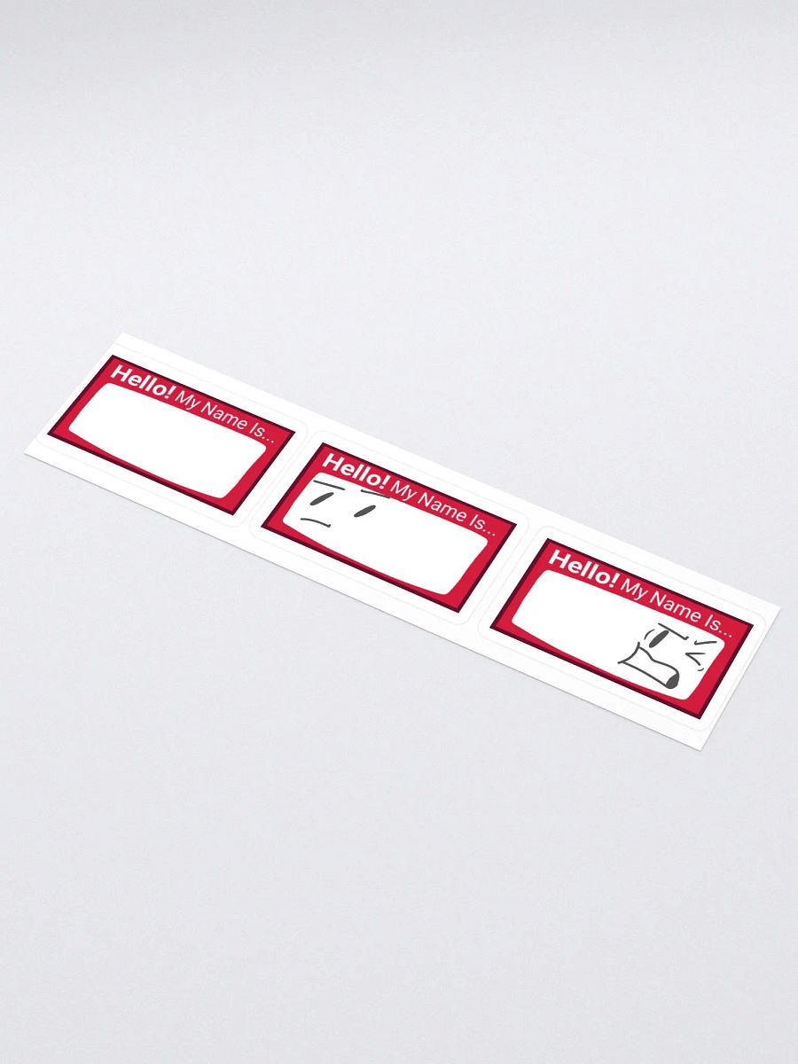 Paul Nametag Stickers product image (1)