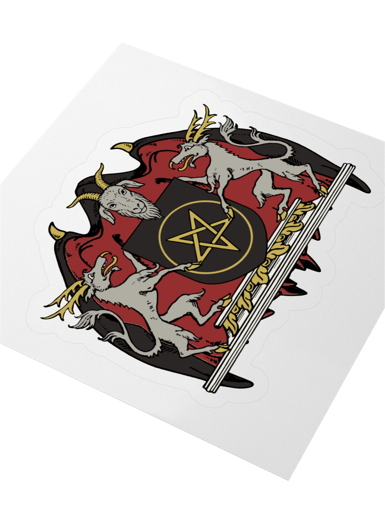 The Sigil of the Abyss Kiss Cut Sticker product image (9)