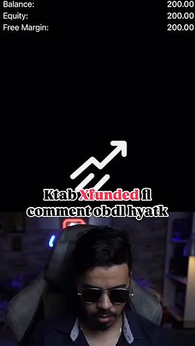 Li bgha ybadl hyato 💵 ktab commen fih Xfunded ofhywslk missage man andi fih kolxi li baghi t3raf 3la had lmajal 🔥 #trading #e...