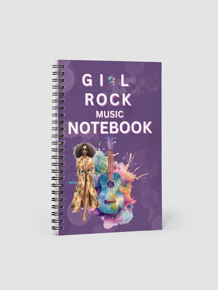Girl Rock Music Notebook product image (1)