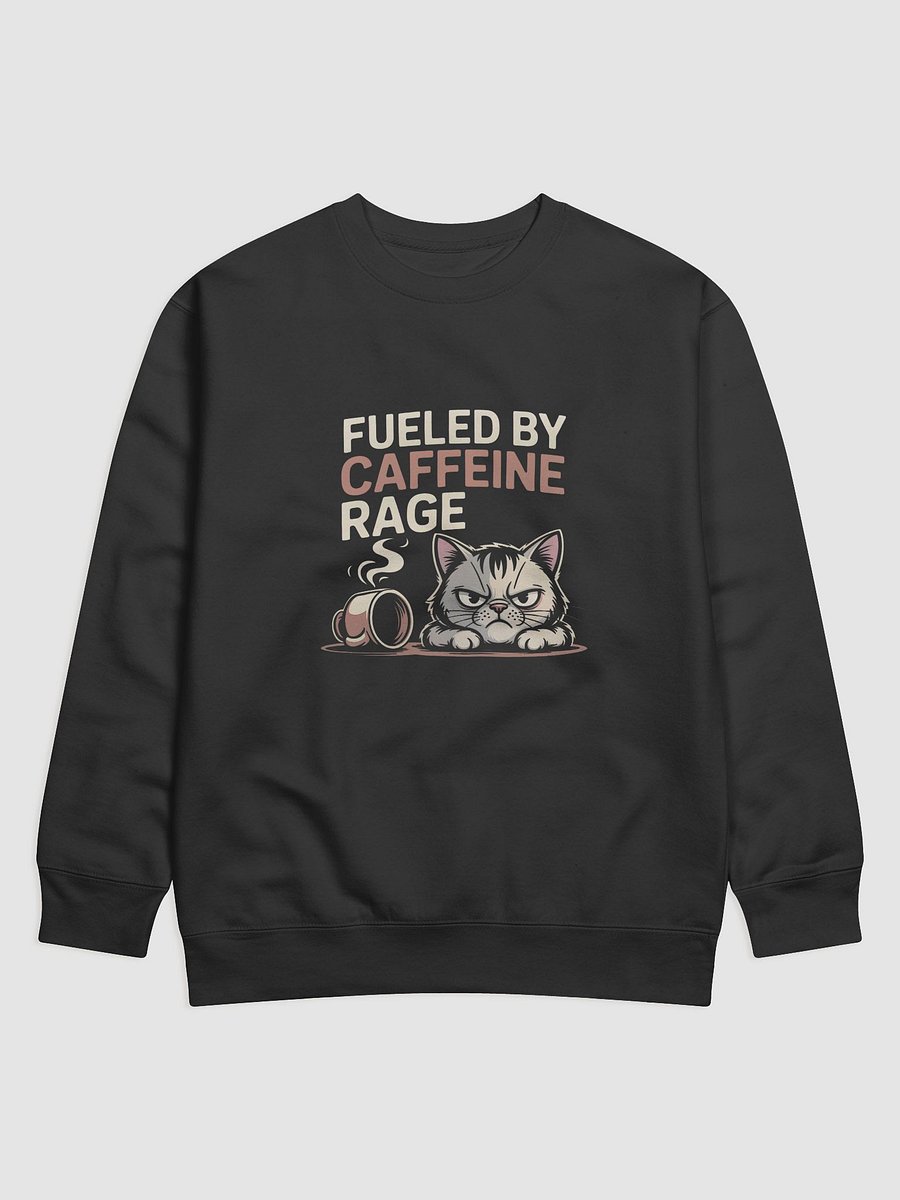Caffeine Rage Cat Premium Sweatshirt product image (1)