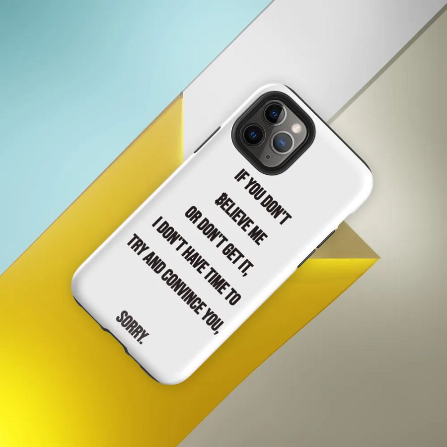 SATOSHI Quote - iPhone Tough Case product image (8)