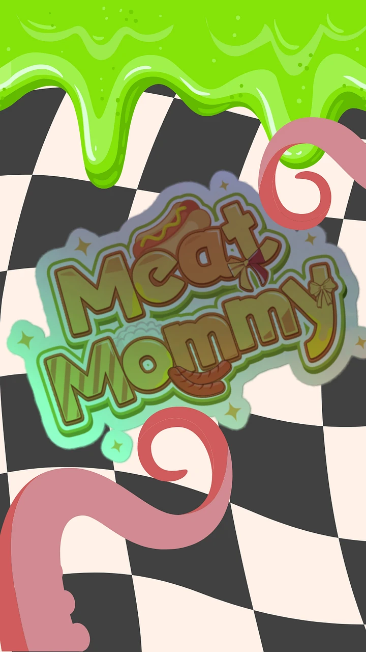Holographic Meat Mommy Sticker product image (1)