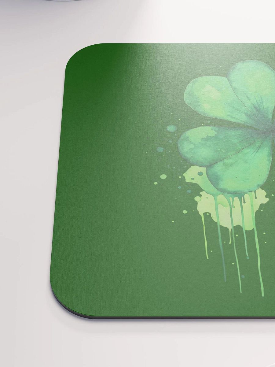 Shamrock Splash Watercolor Mousepad product image (6)