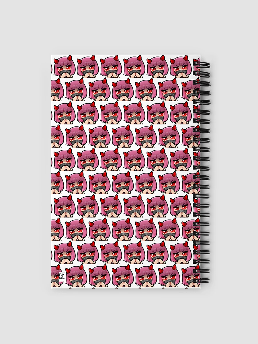 Demon Spiral Notebook (White) product image (2)