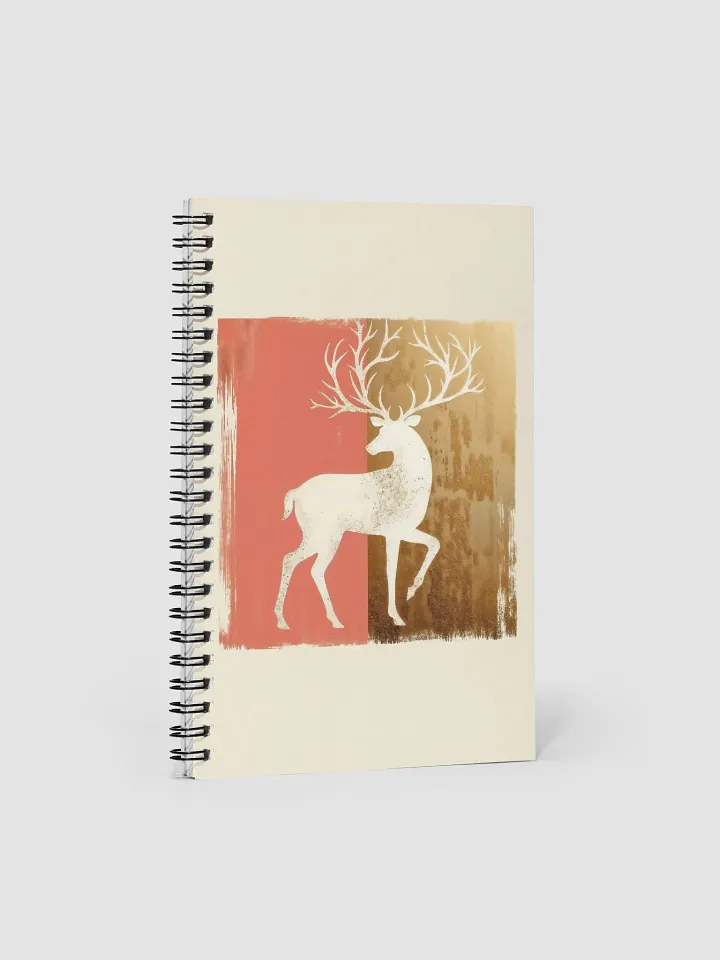 Holiday reindeer charm-notebook product image (1)