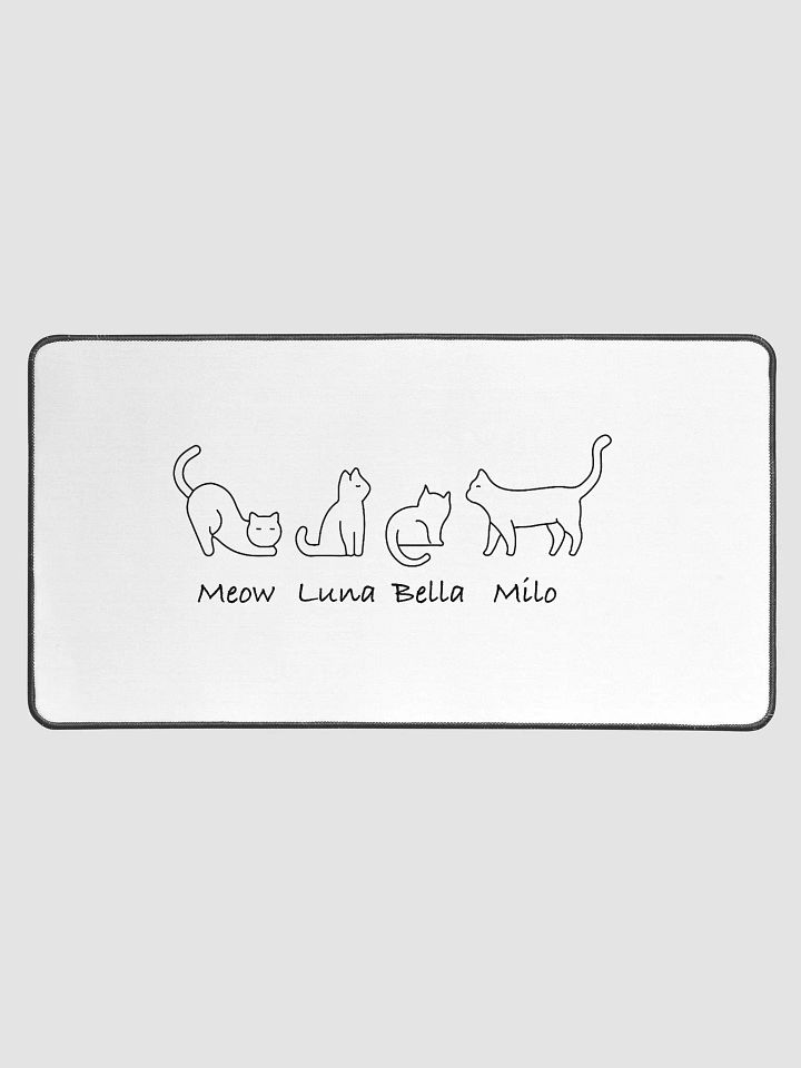 4 Kittens Midnight Bliss Desk Mat product image (1)