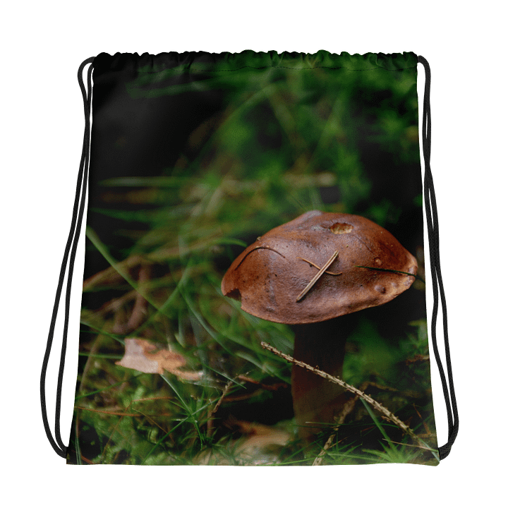 Rucksackbeutel mit Kordelzug - Pilz im Moos product image (1)