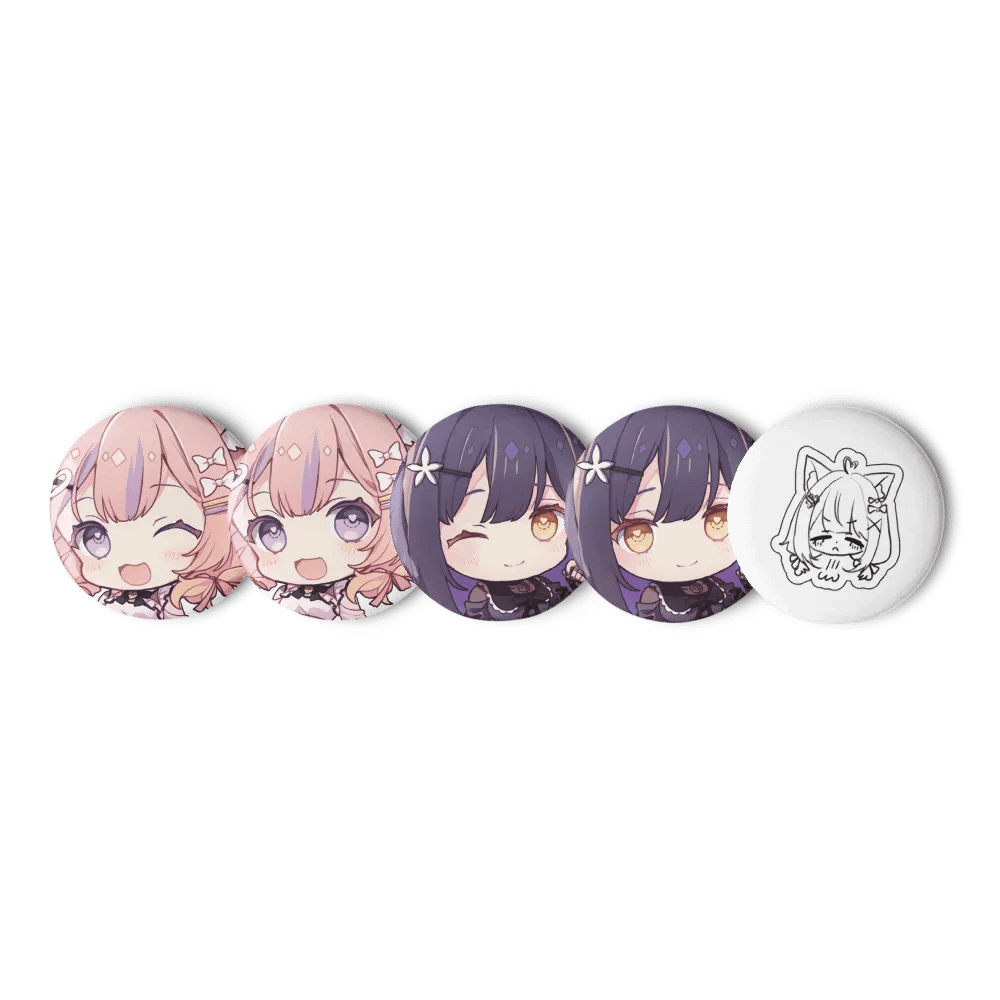 pinback buttons ー landmine girls ver。 product image (1)