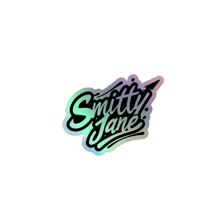 'smittyjane' holographic sticker :) product image (1)
