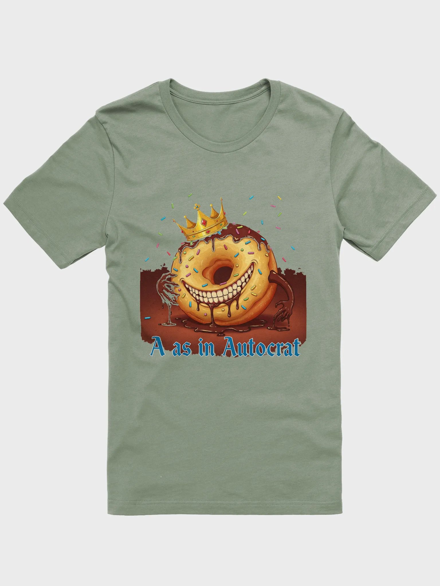 A as in autocrat super soft t-shirt by dark alphabet product image (1)