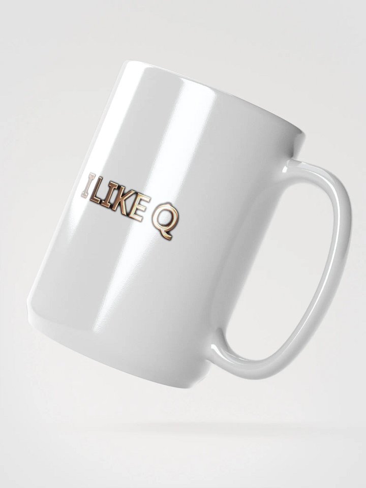 I Like Q - White Glossy Mug product image (2)